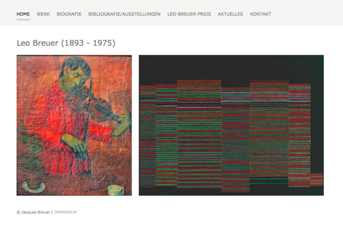 Screen Startseite Leo Breuer