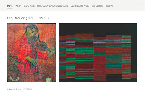 Screen Startseite Leo Breuer